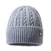 Winter Wool Hat Autumn Winter Warm Knitted Hat Male Velvet Thick Cotton Hat Ear Protection Cap Sleeve Cap Skullies Beanies Ski Slouchy Cap