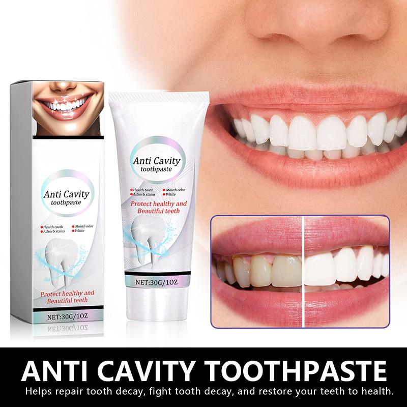 Blanchir les dents réparation dentifrice carie dentaire enlever la Plaque soulager la parodontite mal de dents élimination rafraîchit l'haleine soins des dents