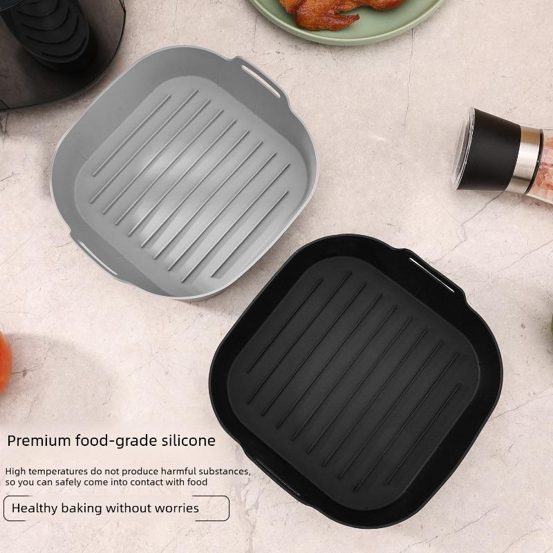 Air Fryer Silicone Baking Tray for Home Baking Easy To Clean Baking Tray Modern Minimalist Kitchen Supplies
