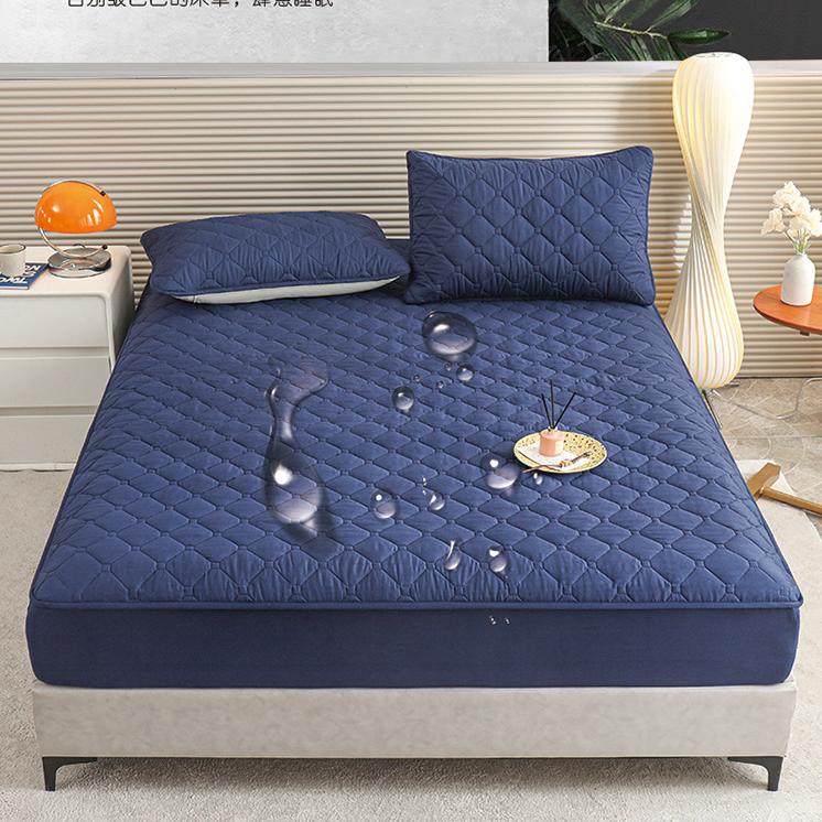 2025 New Waterproof Thicken Mattress Pad Protector Adjustable Fitted Sheets Bed Covers Anti-Bacterial Pad For Bed 150x200 160x200 180x200