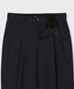 MUSINSA STANDARD [Cooltandard] Real Wide Hidden Banding Slacks [Navy]