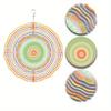 10 Zoll Böhmisches Mandala Windspiel Metall Gartendekor mit 360° drehbarem Haken Keine Batterie erforderlich Perfektes Geschenk für Außen Terrasse Hof