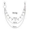 Metal Punk Belt Chain With Rivets For Men And Women Stylish Waist Accessories