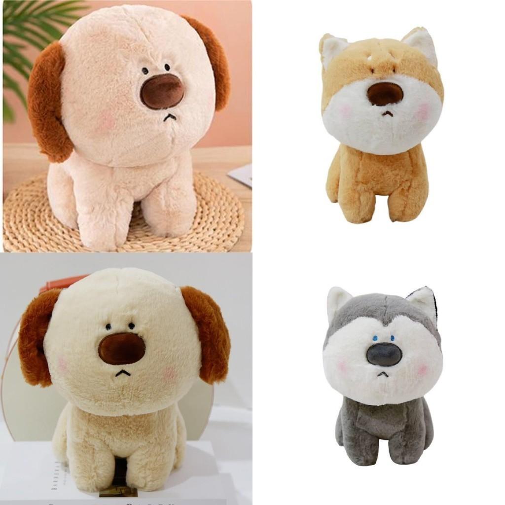Adorable Husky Stuffed Animal Toy For Kids Soft And Cuddly Plush With Pp Cotton Filling, 25cm