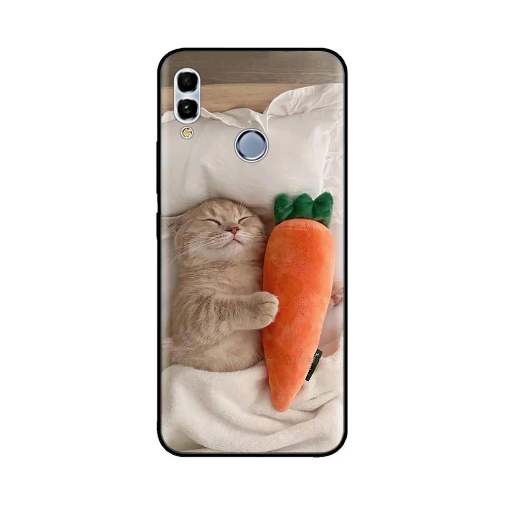 For Huawei P Smart 2019 Case Phone Cases Funny Camera Protection Soft Silicone Back Cover For Huawei P Smart 2019 Shell Fundas