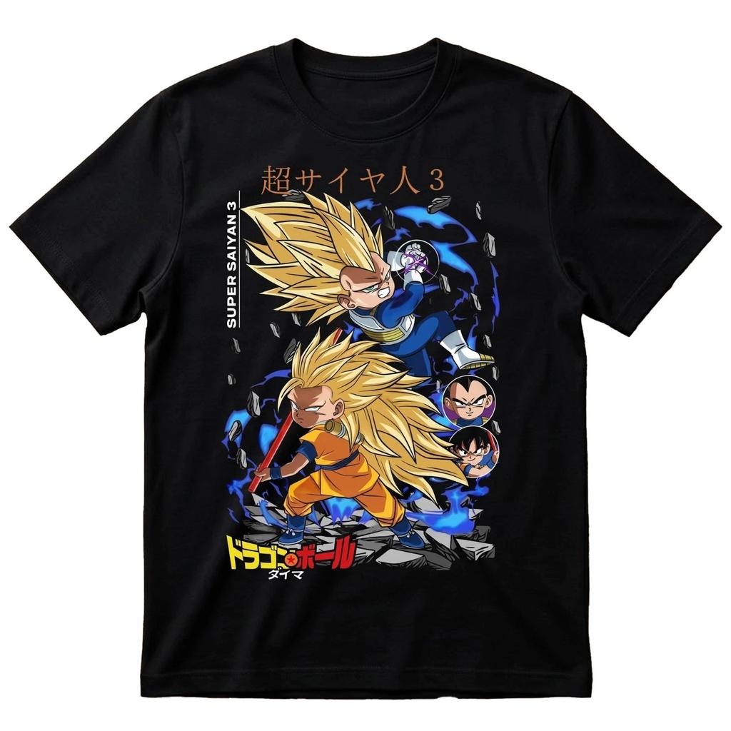 Goku Vegeta Dragon Ball Daima Super Saiyan 3 TShirt Anime Unisexga Graphic Tee