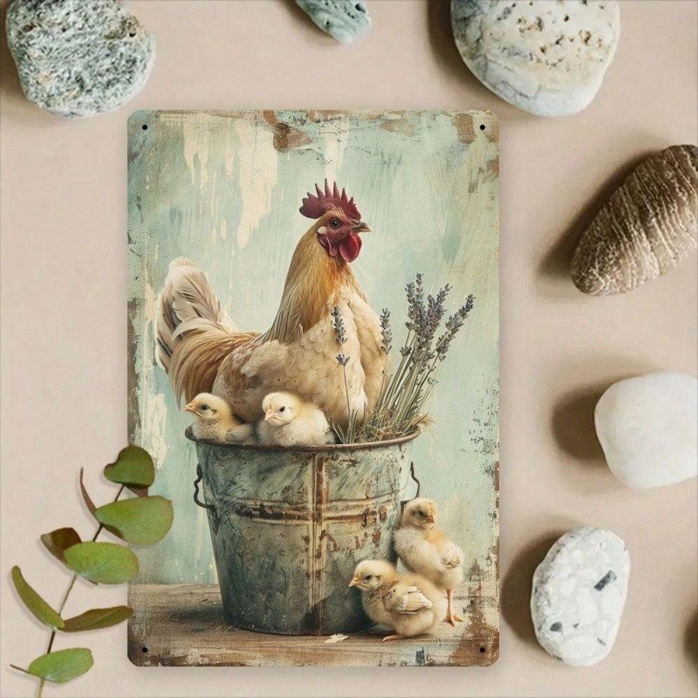 Metal Wall Art Decorative Tin Sign 20x30cm