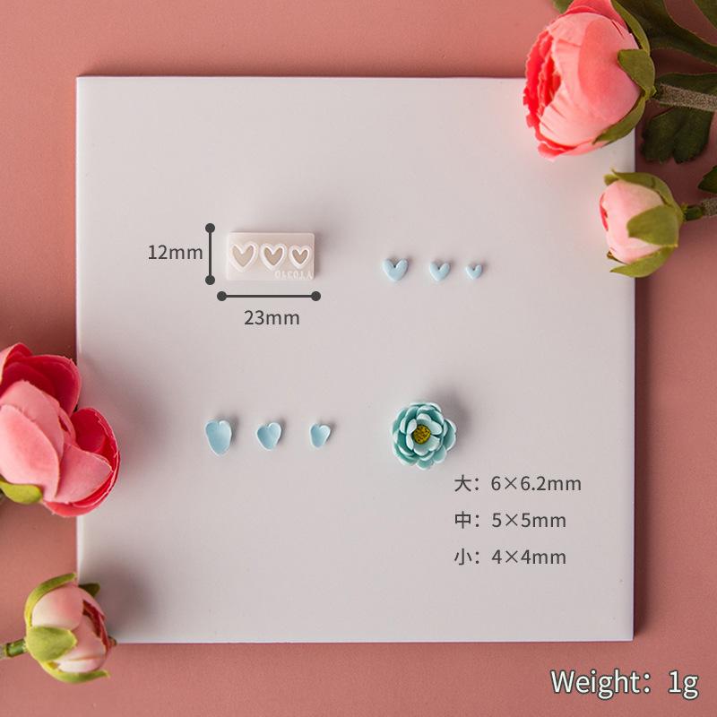 Creative Niche Petal Combination Decorative Shape Cutting Die Soft Pottery Earrings Clay Mold Special Diy Hand-made Tool