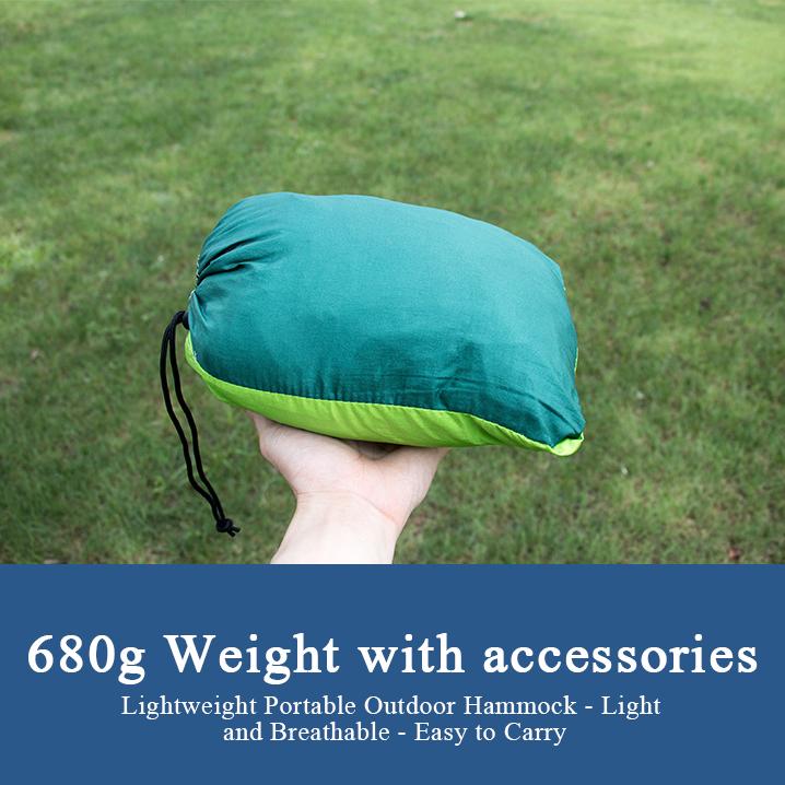 Hamac cu plasă de țânțari Hamac de camping în aer liber anti-țânțari cu plasă de țânțari 210T Pânză de parașută Hamac din nylon cu plasă criptată