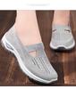 Damen Übergröße Atmungsaktive Sommer Stoffschuhe - Bequeme Leichte Freizeitschuhe für Mittleren Alters und Ältere.