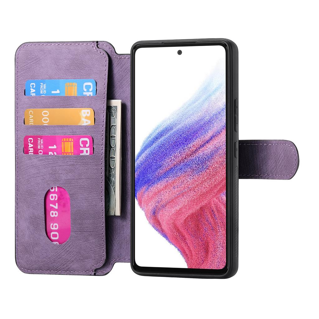 For vivo V50 5G Magnetic Case CASENEO Detachable Leather Phone Wallet Cover