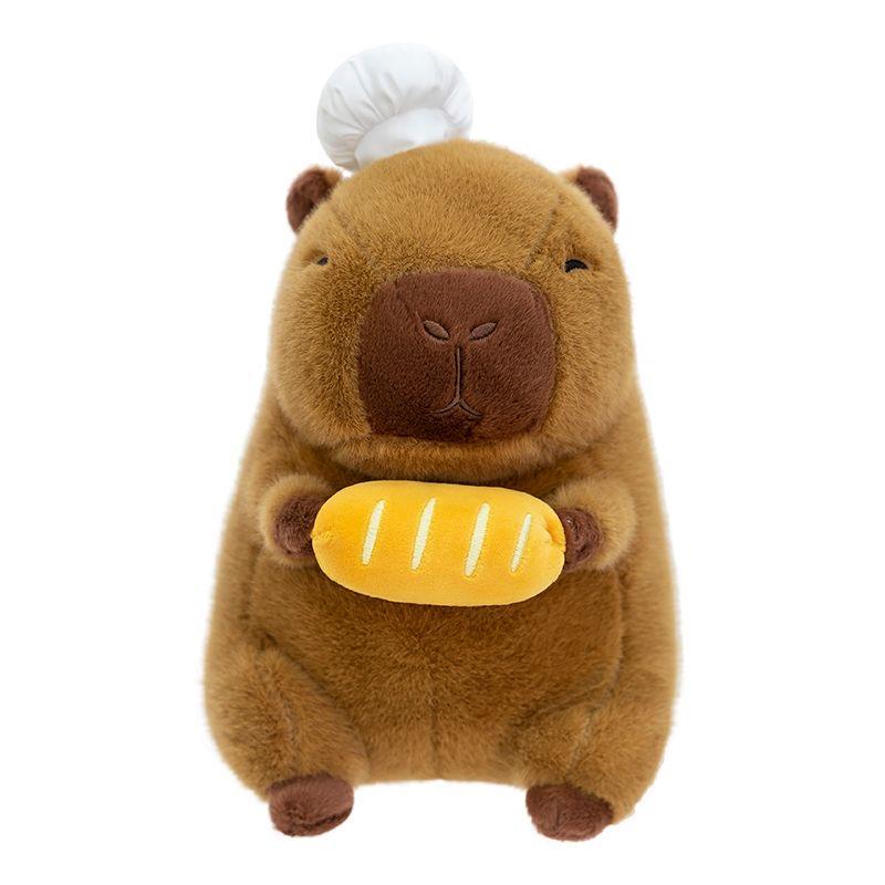 

Fluffy cute hot dog dolphin 8 -20cm 8 inches -20cm коричневый