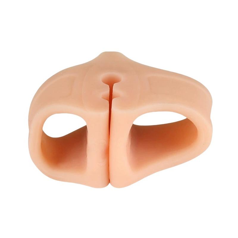 Toe Spreader Separatorfoot Care Tool Silicone Bunion Hallux Valgus Corrector Thumb Finger Correction Straightener 1Pc
