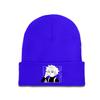 Kawaii Hunter X Hunter Killua Zoldyck Pletená čepice pro ženy Unisex Skullies Čepice Zimní čepice HXH Anime Manga Casual Cap