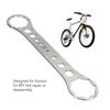 8T-12T Front Fork Wrench Anticorrosion Anti Slip  Removal Installation Wrench Stainless Steel Lightweight for Maintenance