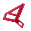 Aluminum Alloy Triangle Ruler with Angle Finder and Scriber