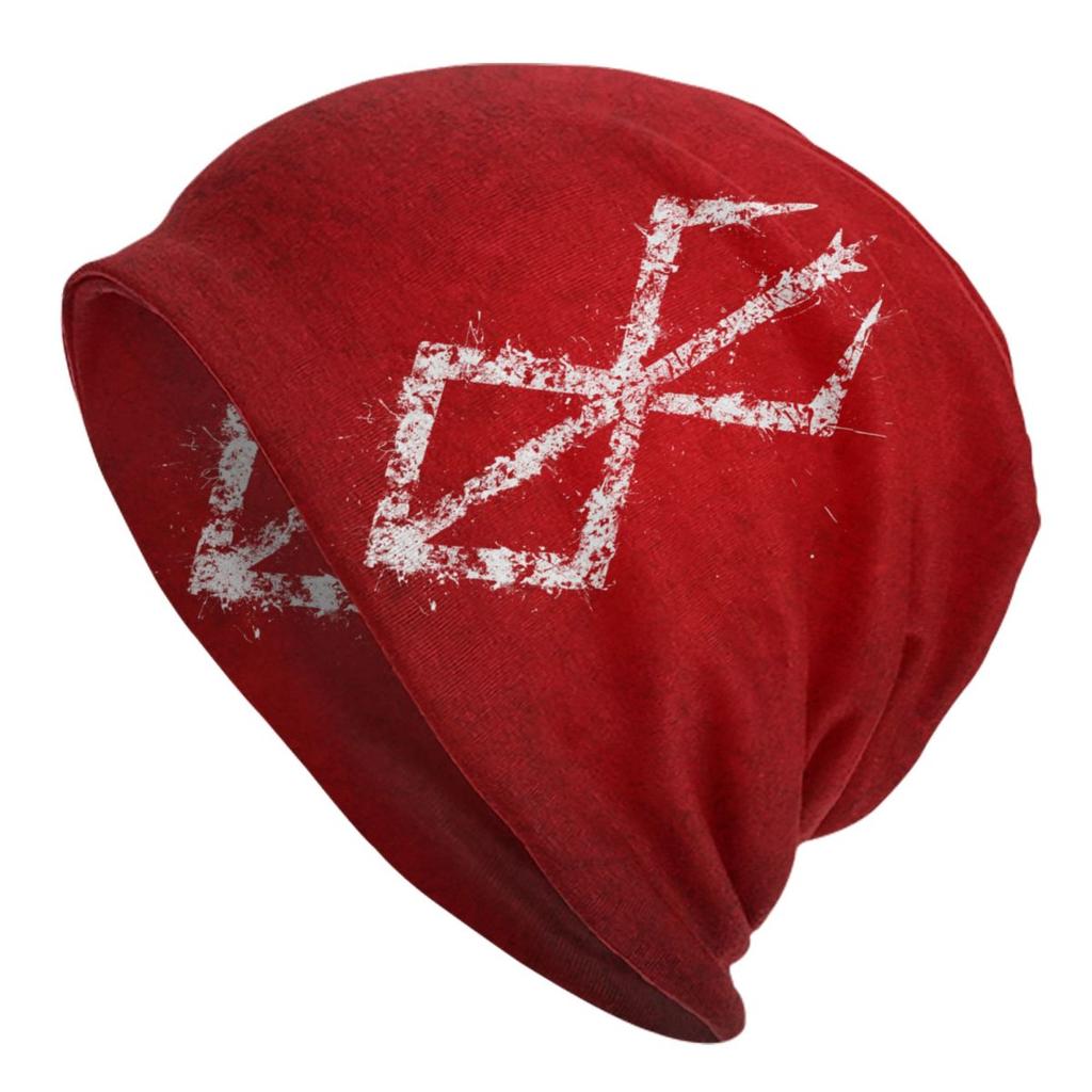 Berserk Sacrifice Mark Bonnet Hat Knitting Hat Unisex Women Fashion Unisex Kentarou Miura Manga Winter Warm Skullies Beanies Caps