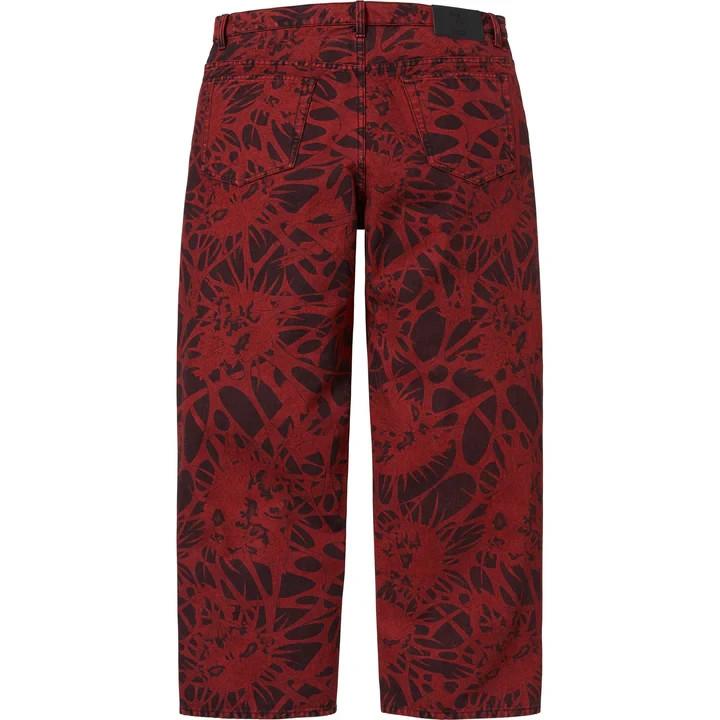 Supreme Y's by Yohji Yamamoto Baggy Jean Overdyed Red