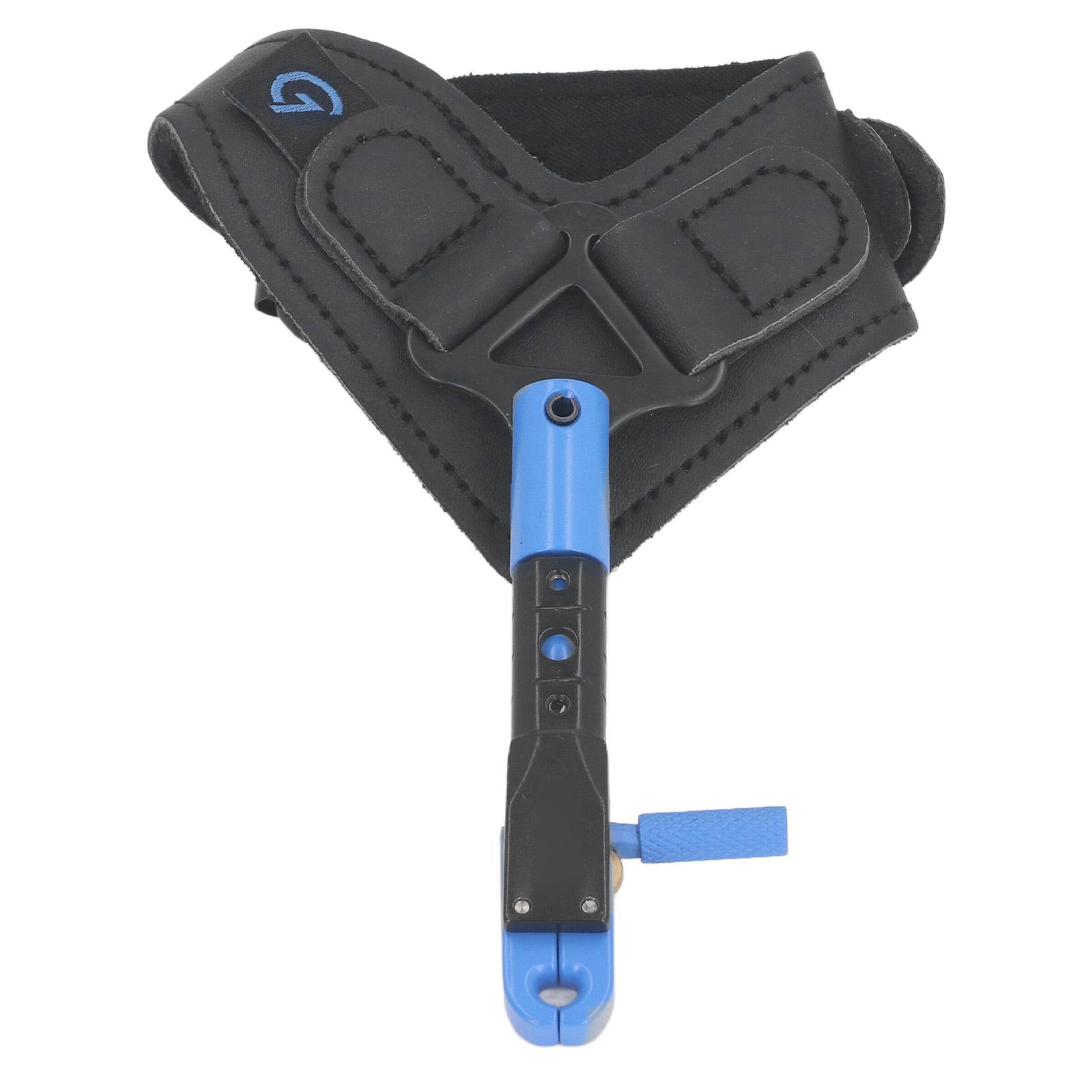 

Регульований реліз для блочного лука з зручним зап ястним ремінцем для стрільби з лука на відкритому повітрі синій