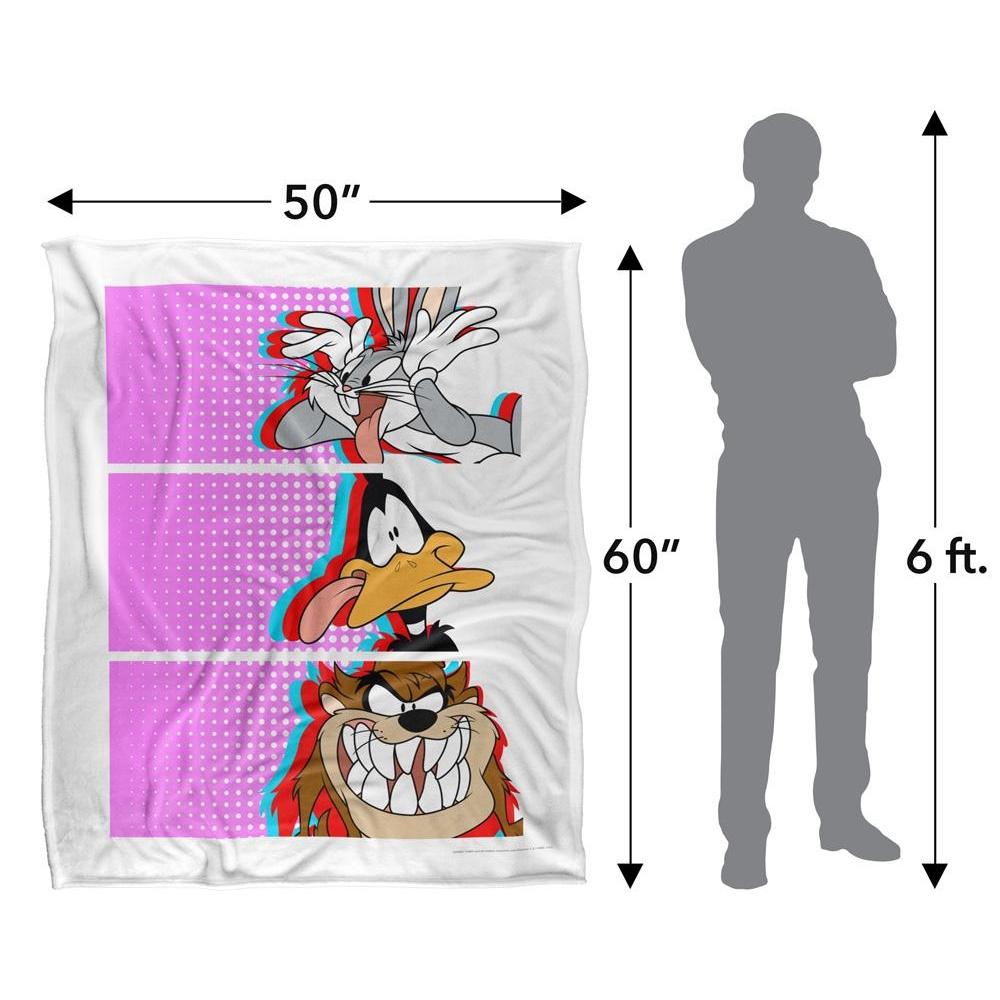 Looney Tunes Character Slices Blanket