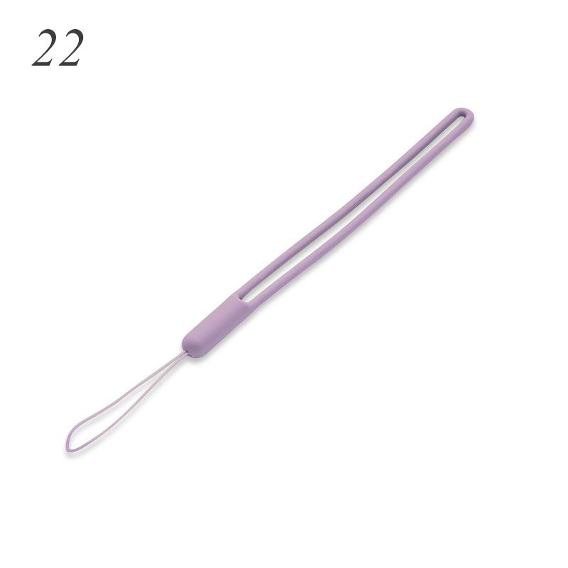 1vnt Mobiliojo telefono raištelis Telefono riešo dirželiai raktų pakabukas Silikoninis tempiamas fotoaparato dirželis vienspalvis