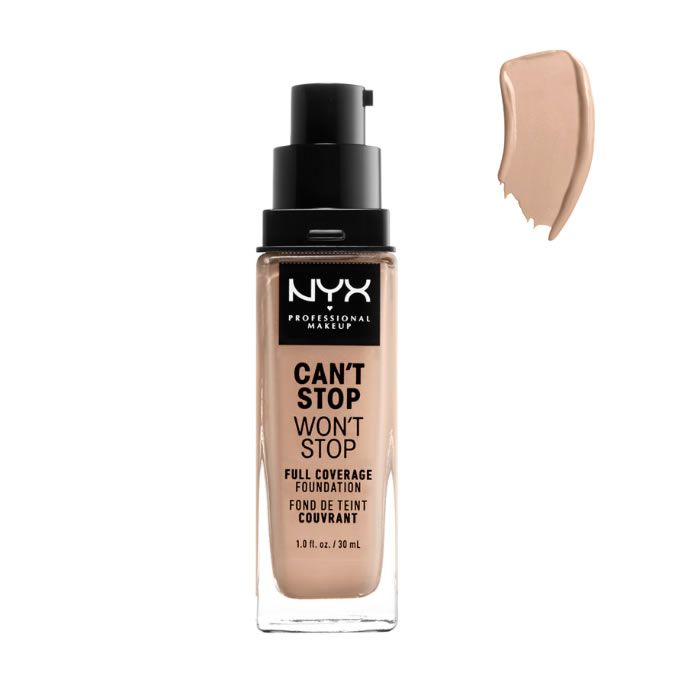 

Nyx Can t Stop Won t StopFull Coverage Foundation Light 30 мл