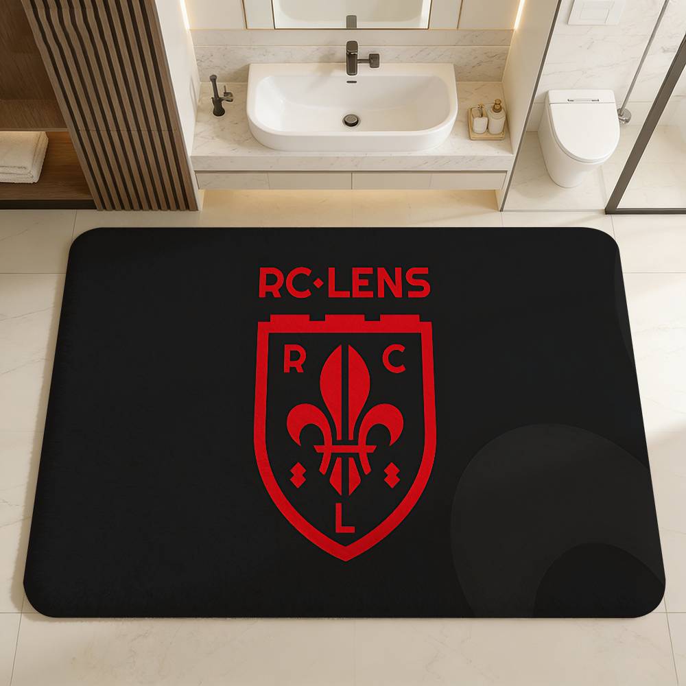 R-RCS LOGO L-Lens Door Mat Nordic Style Bedroom Living Room Doormat Home Balcony Anti-Slip Alfombra