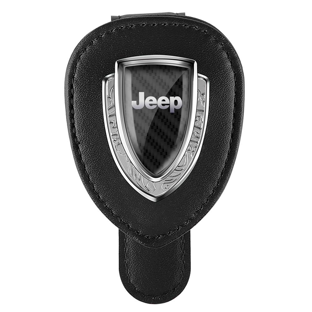 Car Styling Sunglasses Storage Clip Auto Sun Visor Eyeglass Holder Accessories For Jeep Grand Cherokee Wrangler Renegaed Compass AMQ1