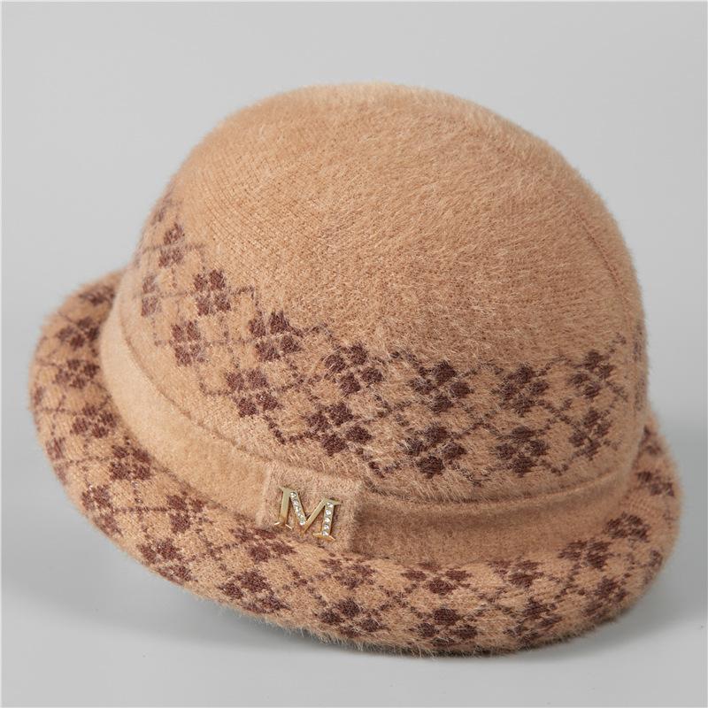HatsWomen's autumn and winter versatile, fleece thickened winter beanie pot hats