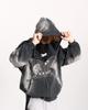 2025 Grenzüberschreitender Kapuzen-Cardigan: Unisex Streetwear Sweatshirt mit dunklem Aufdruck