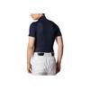 Under Armour Solid Logo High Neck Slim Fit Breathable Short Sleeve T-Shirt Men Tops Navy-Blue 1358642-410