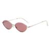 Polarized Metal Oval Sunglasses with Anti-Slip Temples Retro Vintage Style for Casual Outdoor Activities Driving UV Protection