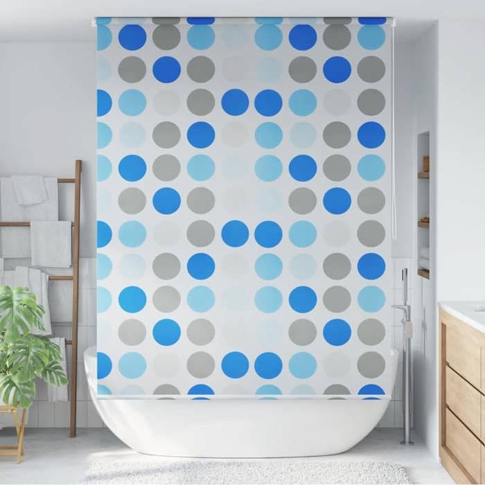 VidaXL Store Roulant De Douche 160x240 Cm Cercle Rideaux Douche Salle De Bain 142857