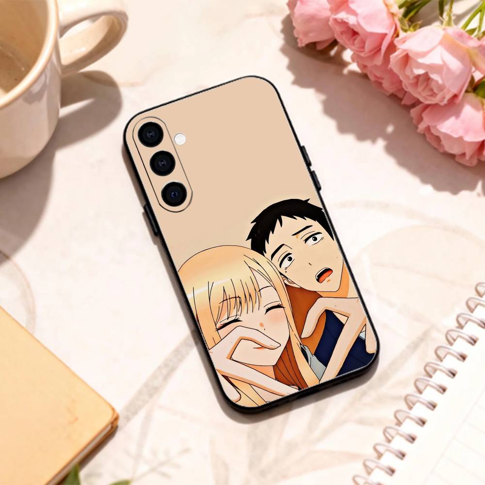 

M-Marin Kitagawa phone Case For Samsung Galaxy A73,A72,A71,A70,A53,A52,A51,Others Soft Black Shell Samsung a71 4g