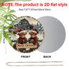 2D Flat Merry Christmas Aluminium Sign with Highland Cow Pattern - Navidad Figurine Ornaments - Ideal for Front Door, Wall, Porch, Fence Decor