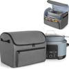 Practical Oversized Slow Cooker Organizers Case With Zippered Compartment and Padded Protective Lining Daily Use