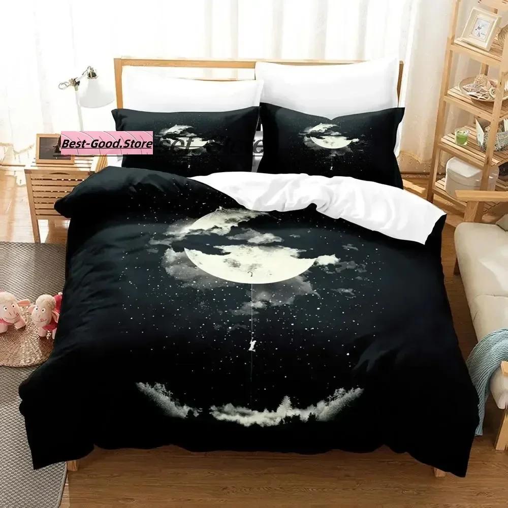 

Горячая Распродажа Комплект постельного белья Witch Moon Single Twin Full Queen King Size Комплект постельного белья Aldult Kid Bedroom Duvetcover Sets Anime Bed Sheet Set 70x133cm 2pcs