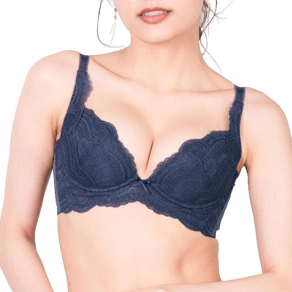 corrective high cleavage making large and small C70 FT0087 [Glamour] Bra, bra, armpit, [Glamour Bra] Women's, sizes, navy,