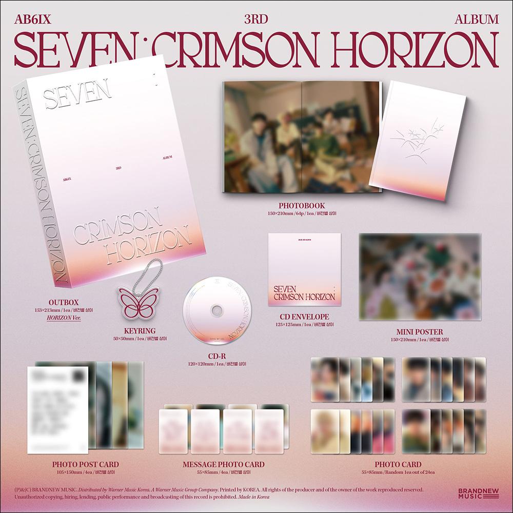AB6IX 3RD ALBUM [SEVEN CRIMSON HORIZON] (Photobook ver.) + Free Gift