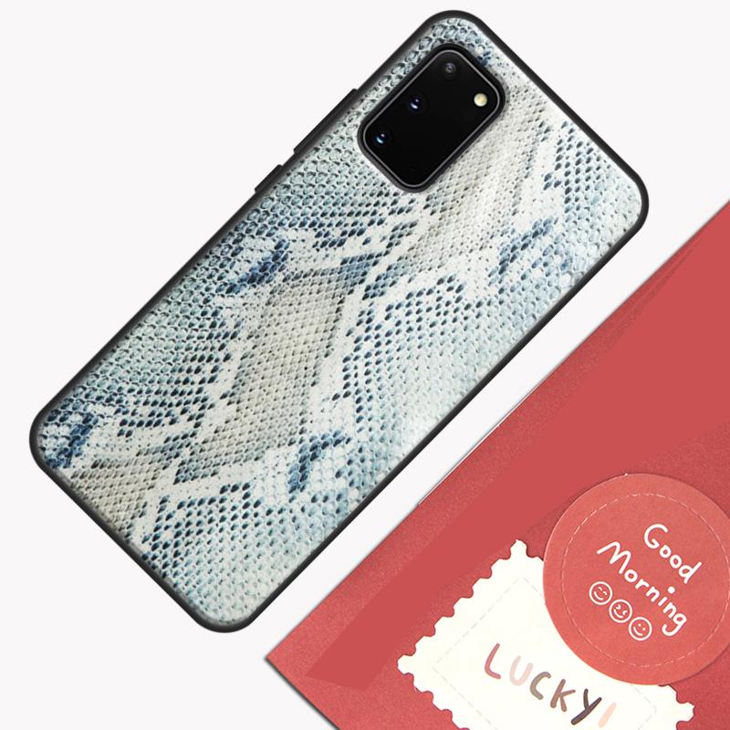 Snake Skin Phone Case For Samsung Galaxy S25 S24 S20 S21 S22 S23 Ultra S9 S10 Plus S23 FE Cover Shell