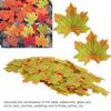 100Pcs/Bag Artificial Maple Leaves for Thanksgiving Autumn Fall Decor Faux Red Orange Leaves for Wedding Party Table Centerpiece
