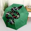 1pc Slytherin Pride Ambition Cunning Snake Umbrella with Plastic Handle,Suitable for All Seasons Travel Outdoor Multi-functional UmbrellaDCS249