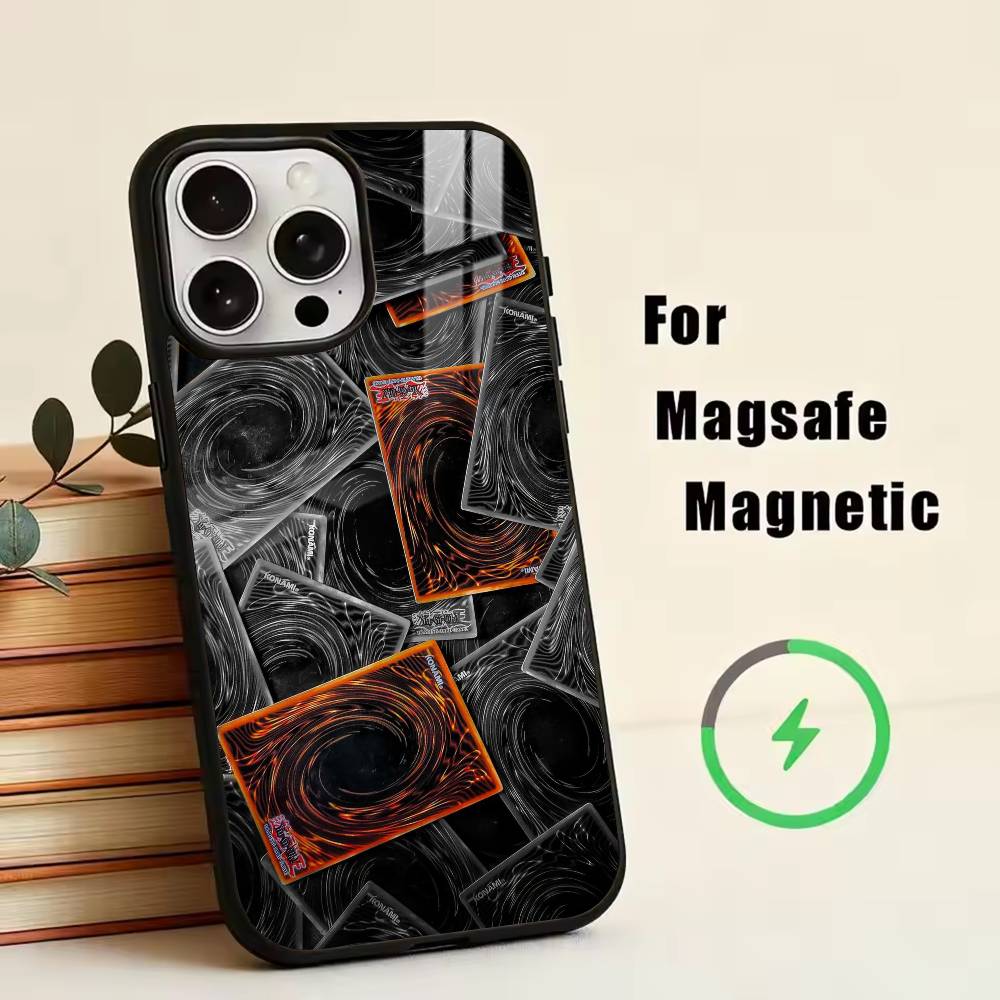 Game Y-Yu-Gi-Oh Phone Case For iPhone17,16,15,14,13,12,11 Plus,Pro Magnetic For Magsafe Wireless Charging