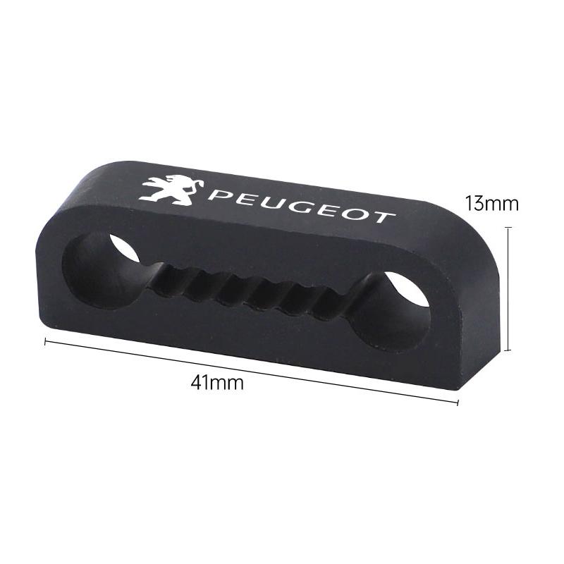 4Pcs Car Door Lock Shock Absorber Protective Buckle Cover Sticker For Peugeot 3008 308 207 508 607 406 407 U307 301 408 5008 4008