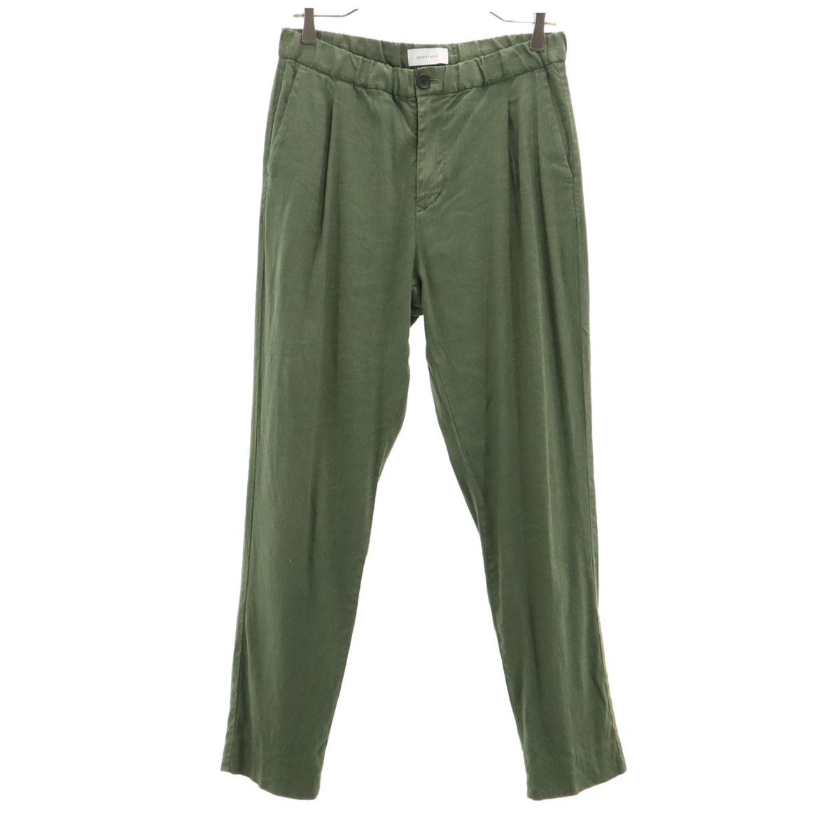 

Adam et Rope Linen Blend Tapered pants M khaki Women Used