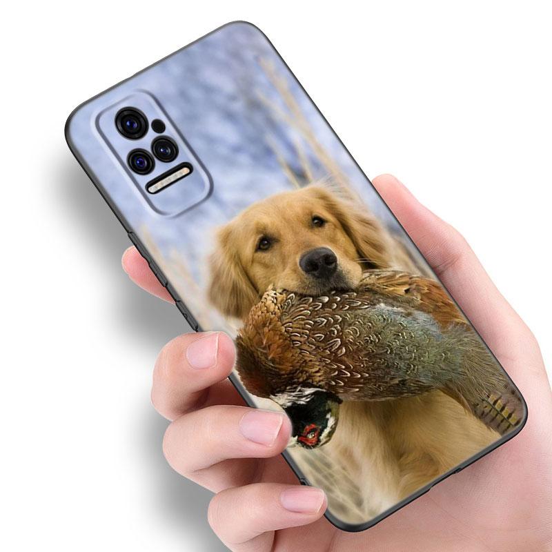 Hunter Man Fishing Dog Phone Case For Xiaomi Mi POCO X3 NFC GT M4 M3 12 11T 10T Pro A3 11 Lite NE 5G 12X 11i F3 Soft Black Cover
