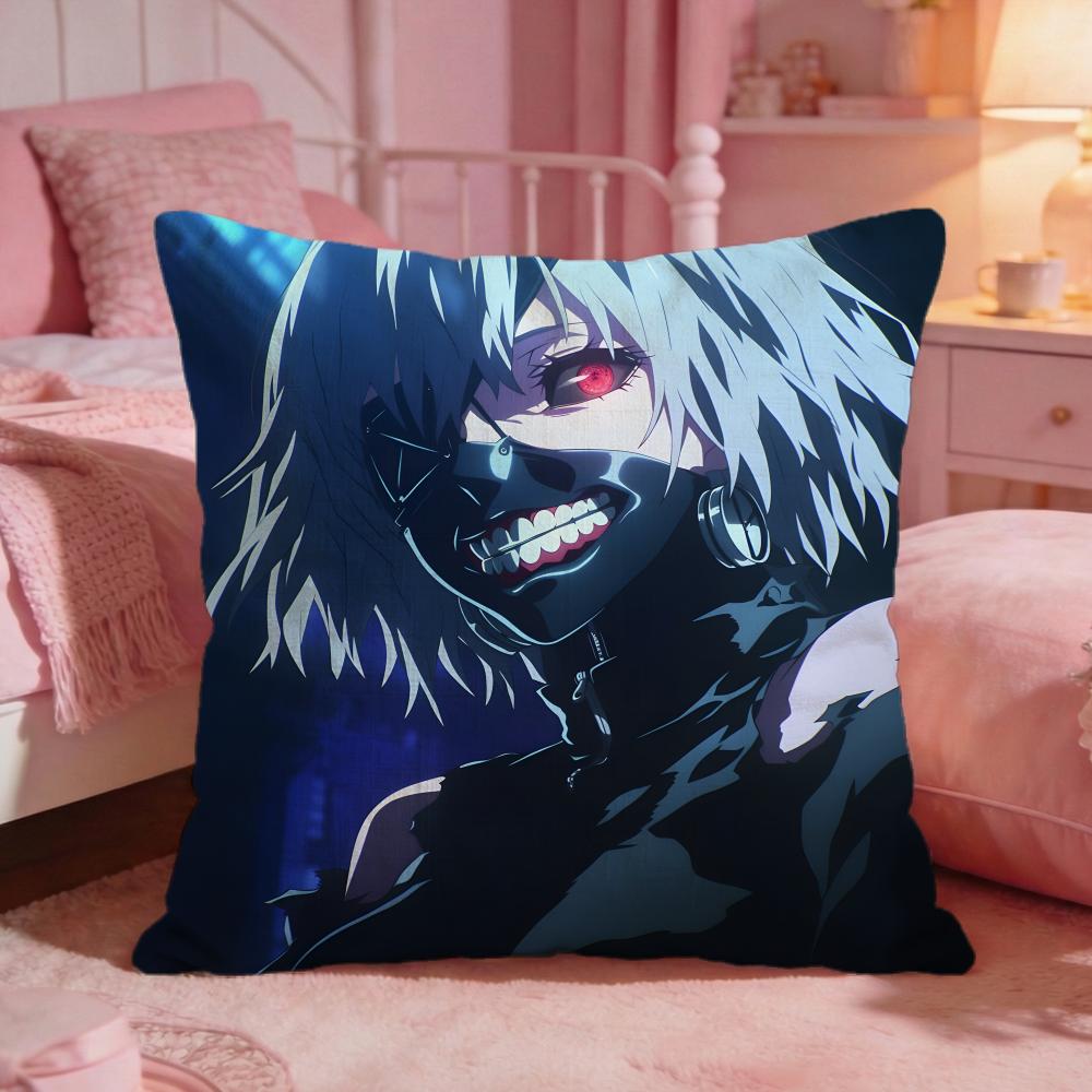 Ttokyo GhoulS Anime Hot Cushion Cover Premium Comfort Reversible Pillow Cove Two In One Design For Any Room  Car Interior