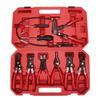 9pcs Set Car Fuel Oil Water Pipe Install Tool Flexible Lock Hose Clip Clamp Plier Kit Set