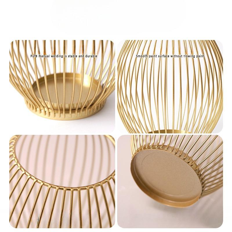 3-Piece Set, Black Lantern Candle Holder, Metal Vintage Wrought Iron Candle Holder, Standing Frame Craft Candle Holder Home Decoration Ornament