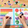 Magnetic Fraction Puzzles, Montessori Math Learning Toys For Kids, Stem Educational Fraction Tiles Set For Hands-On Arithmetic